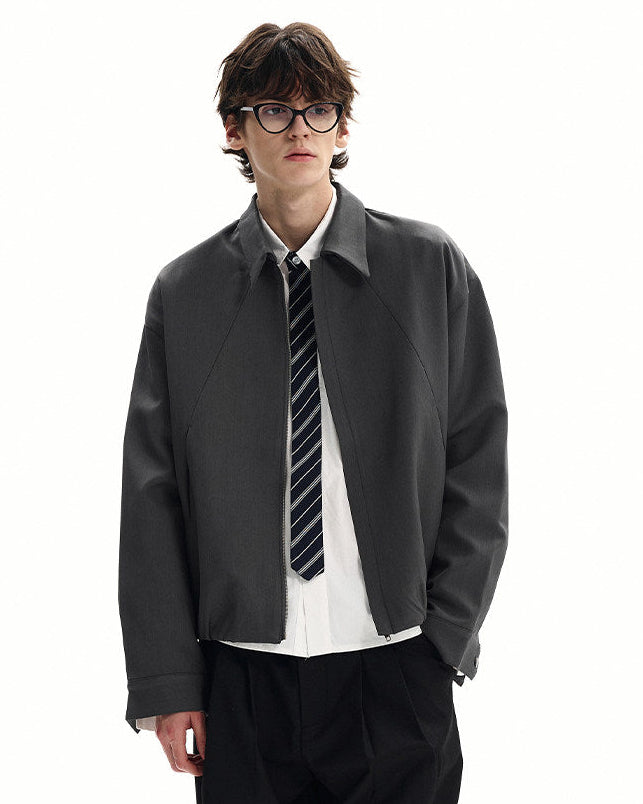 Giubbotto da uomo con Zip in Misto Lana | Haven Loom, immagine 3