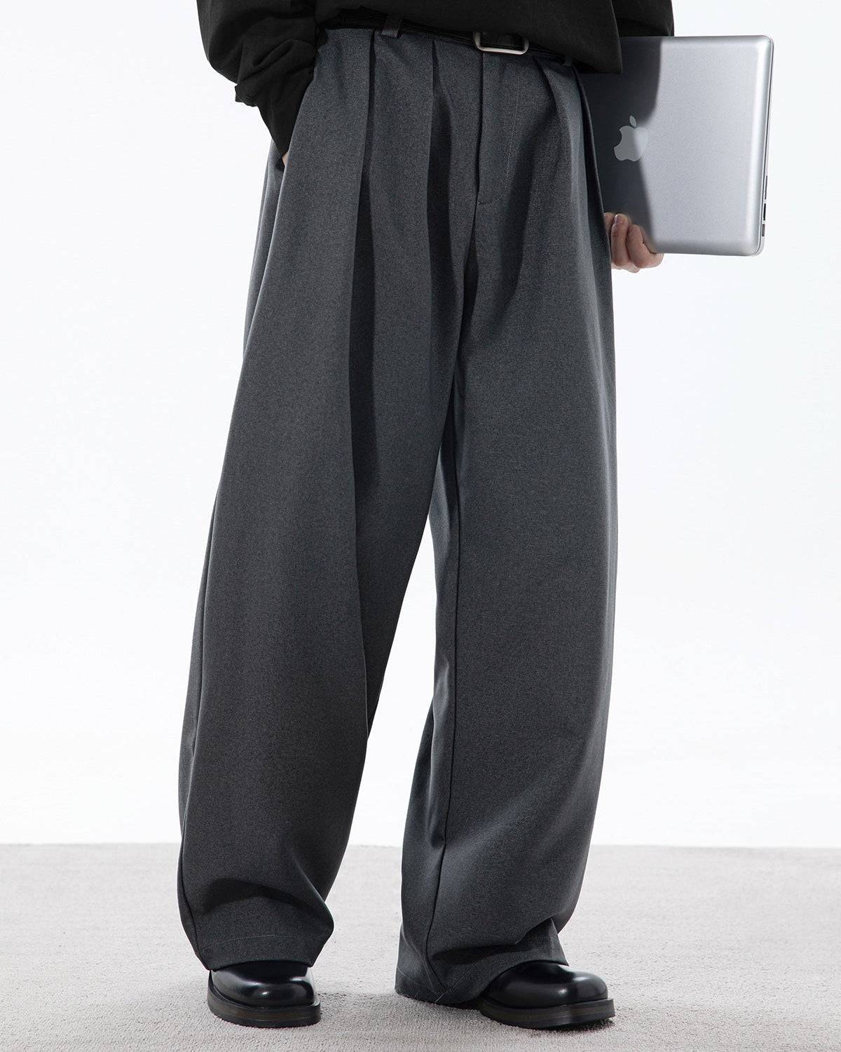 Pantaloni Larghi da uomo con Pinces in Cotone | Haven Loom, immagine 5