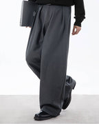 Pantaloni Larghi da uomo con Pinces in Cotone | Haven Loom, immagine 2