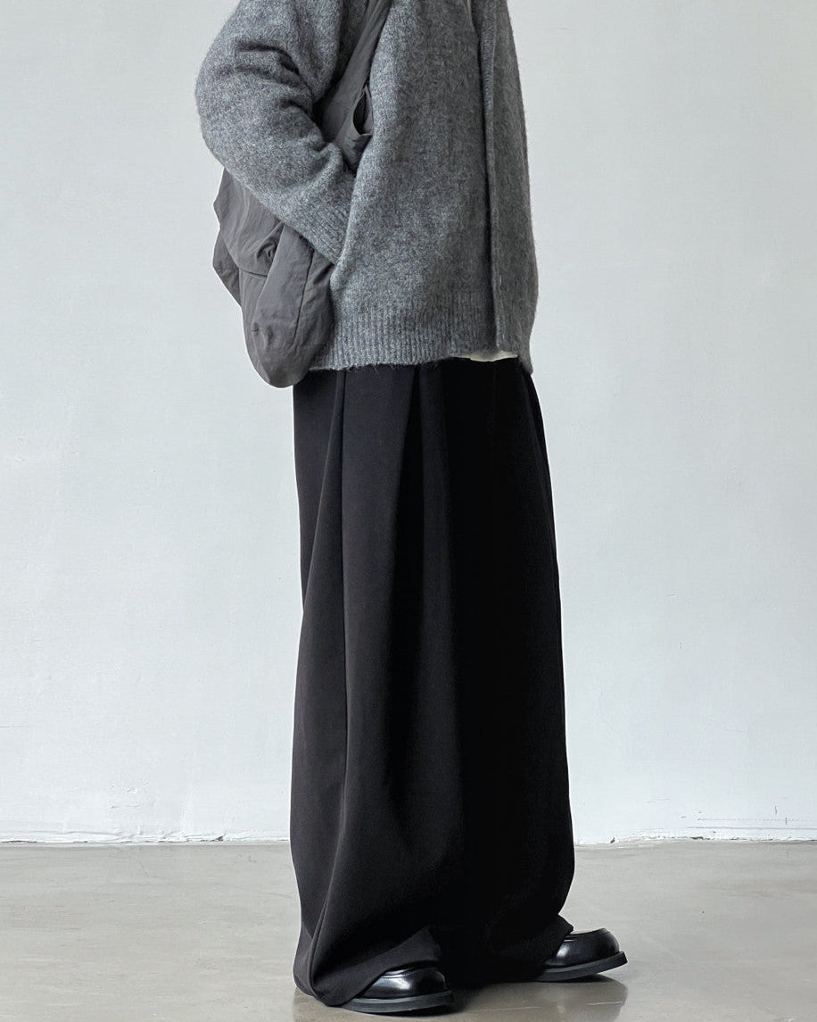 Pantaloni Larghi da uomo con Doppie Pinces in Misto Lana | Haven Loom, immagine 3