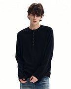 Maglia Serafino da uomo a Nido d'Ape in Cotone | Haven Loom, immagine 2