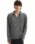 Maglione da uomo Polo in Maglia di Lana | Haven Loom