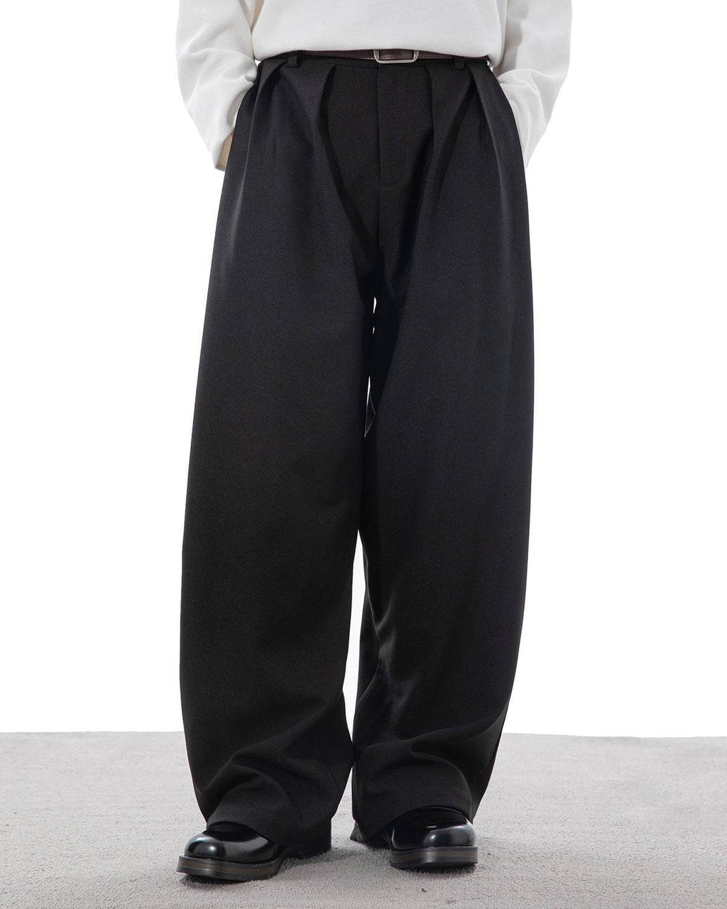 Pantaloni Larghi da uomo con Pinces in Cotone | Haven Loom, immagine 15