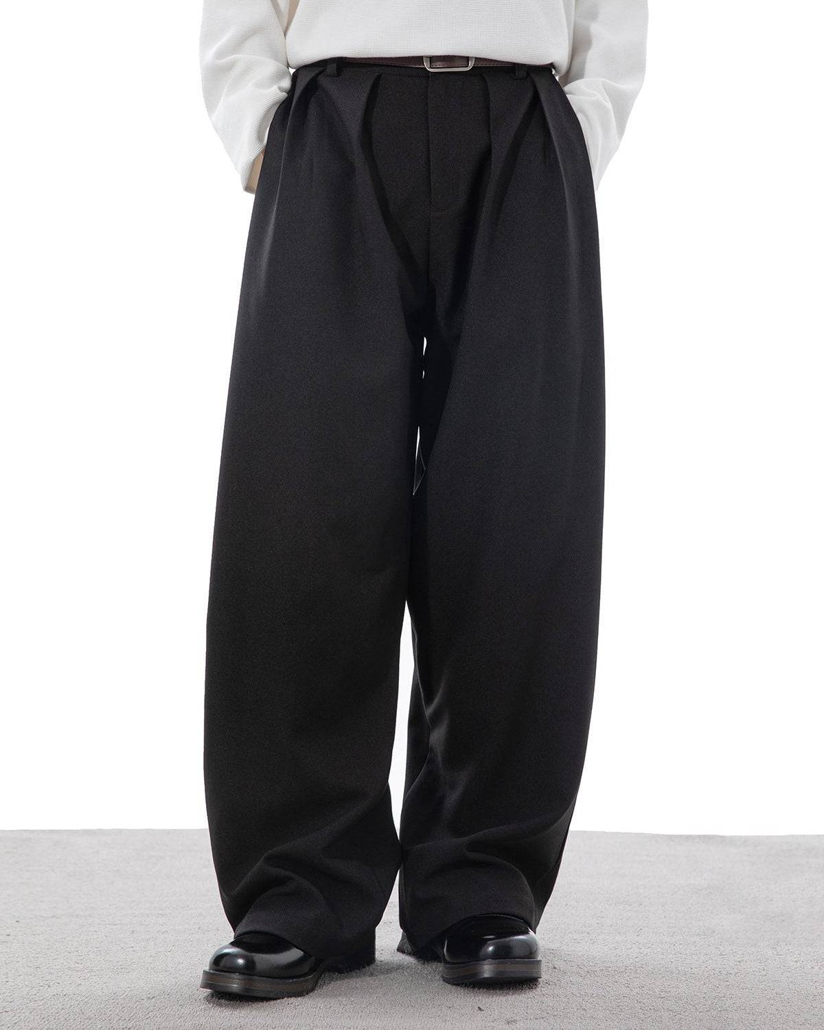 Pantaloni Larghi da uomo con Pinces in Cotone | Haven Loom, immagine 15