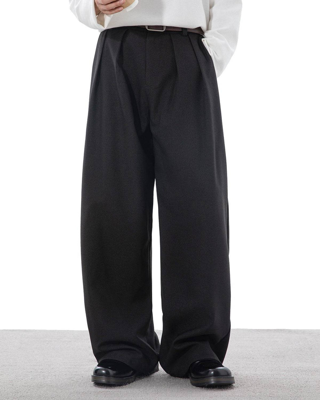 Pantaloni Larghi da uomo con Pinces in Cotone | Haven Loom, immagine 16