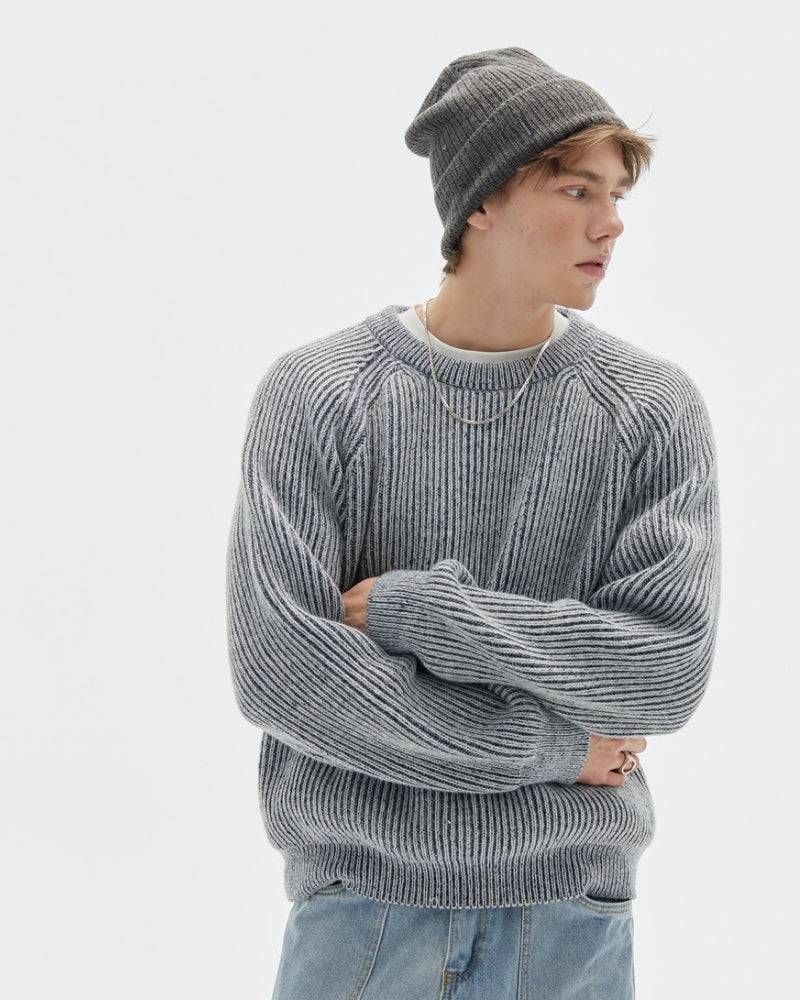 Maglione da uomo Girocollo a Coste | Haven Loom, immagine 2