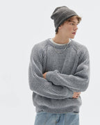 Maglione da uomo Girocollo a Coste | Haven Loom, immagine 2