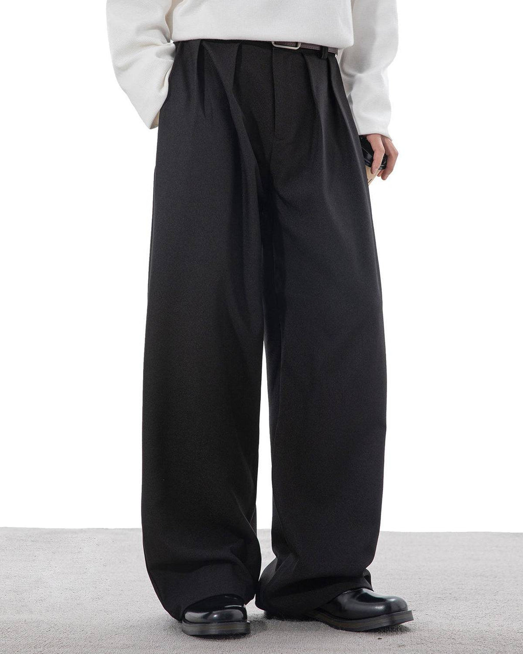 Pantaloni Larghi da uomo con Pinces in Cotone | Haven Loom, immagine 12