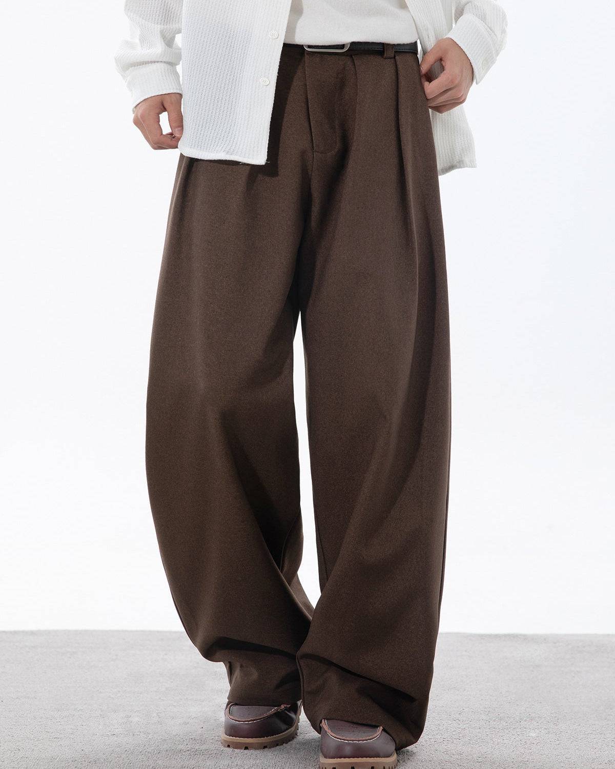 Pantaloni Larghi da uomo con Pinces in Cotone | Haven Loom, immagine 7