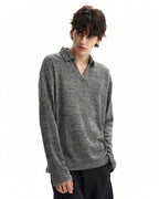 Maglione da uomo Polo in Maglia di Lana | Haven Loom, immagine 3