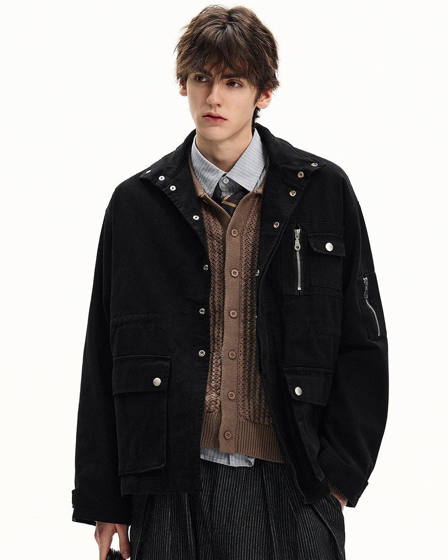 Field Jacket da uomo Utility in Cotone Washed | Haven Loom, immagine 2