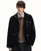 Field Jacket da uomo Utility in Cotone Washed | Haven Loom, immagine 2