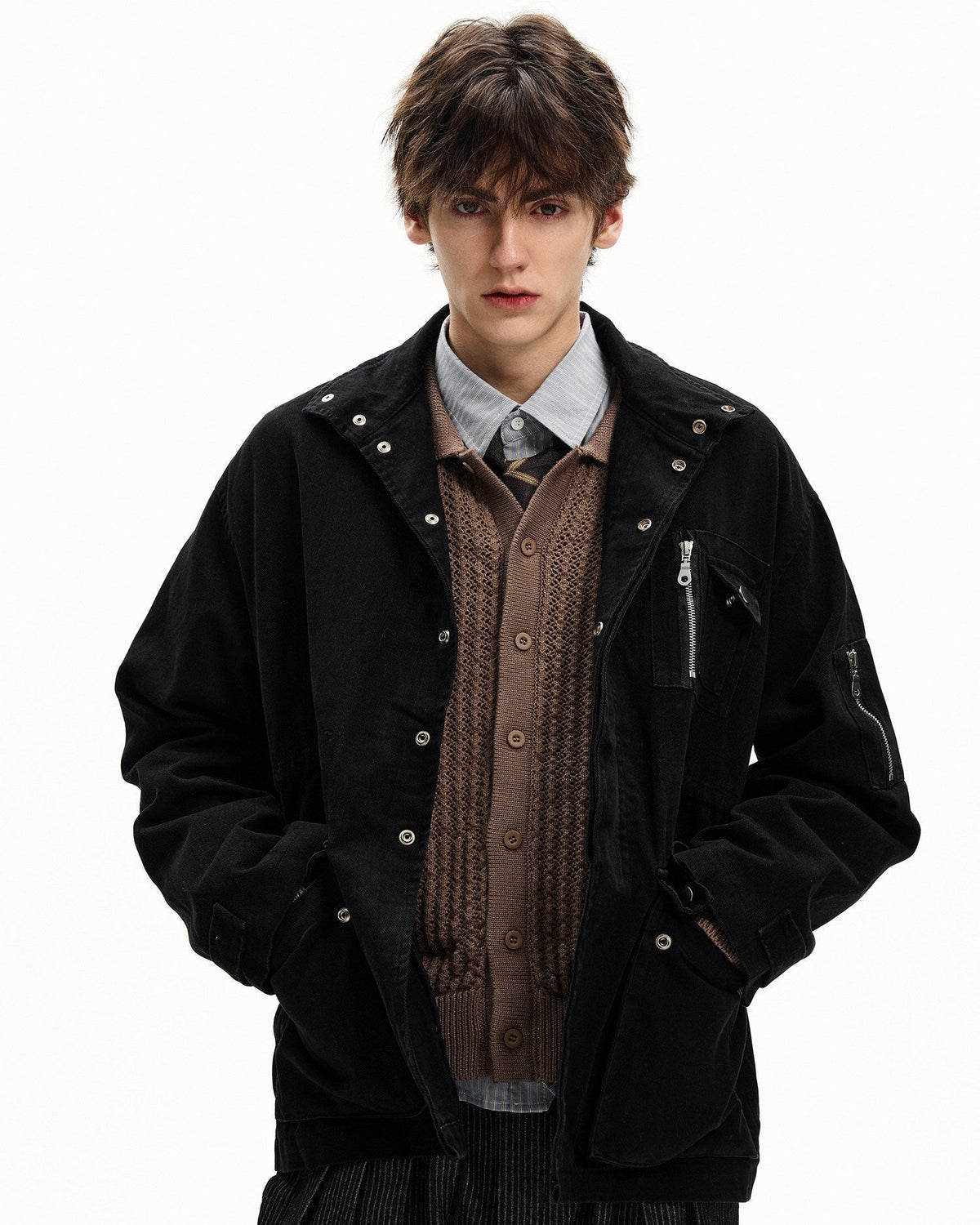 Field Jacket da uomo Utility in Cotone Washed | Haven Loom