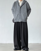 Pantaloni Larghi da uomo con Doppie Pinces in Misto Lana | Haven Loom, immagine 2