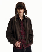 Giubbotto da uomo Gessato con Zip in Misto Lana | Haven Loom, immagine 3
