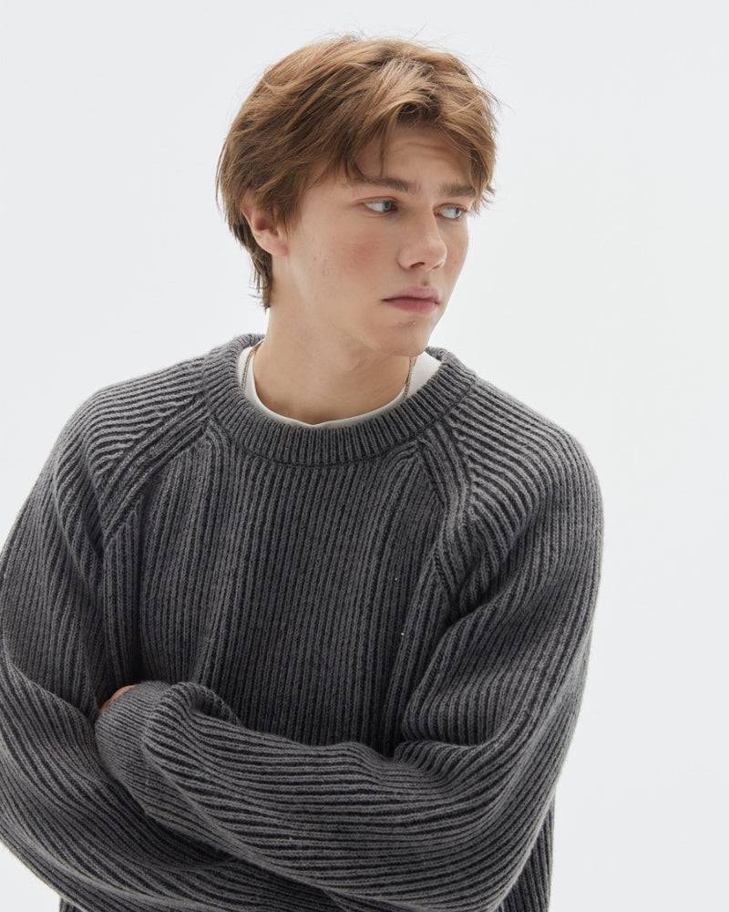 Maglione da uomo Girocollo a Coste | Haven Loom, immagine 5