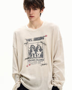 Maglia da uomo Maniche Lunghe a Nido d'Ape con Stampa | Haven Loom, immagine 2