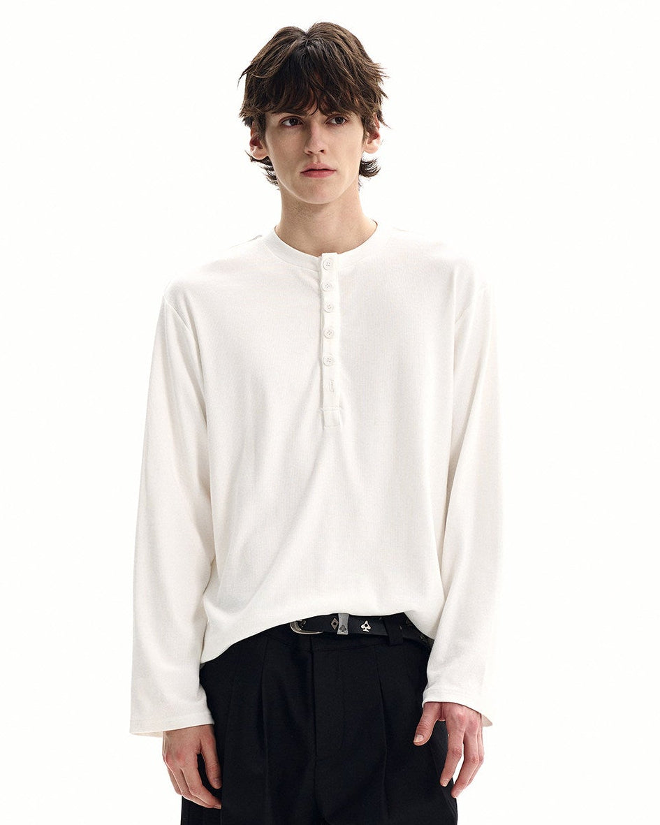 Maglia Serafino da uomo a Nido d'Ape in Cotone | Haven Loom, immagine 5