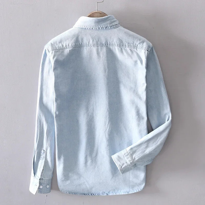 Washed Denim Layer Shirt – view 2