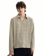 Maglione da uomo Polo in Maglia di Lana | Haven Loom, immagine 6