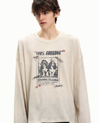 Maglia da uomo Maniche Lunghe a Nido d'Ape con Stampa | Haven Loom, immagine 3