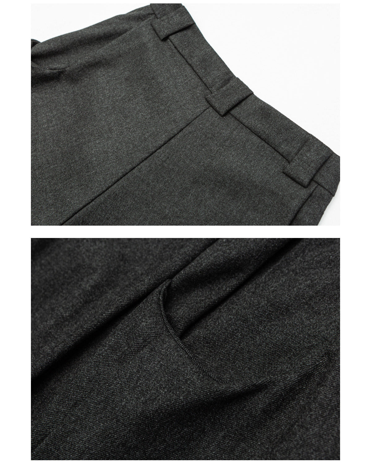 Pantaloni Larghi da uomo con Pinces in Misto Lana | Haven Loom, immagine 7