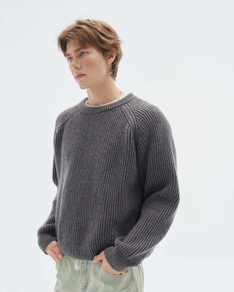 Maglione da uomo Girocollo a Coste | Haven Loom, immagine 6