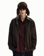 Giubbotto da uomo Gessato con Zip in Misto Lana | Haven Loom, immagine 4