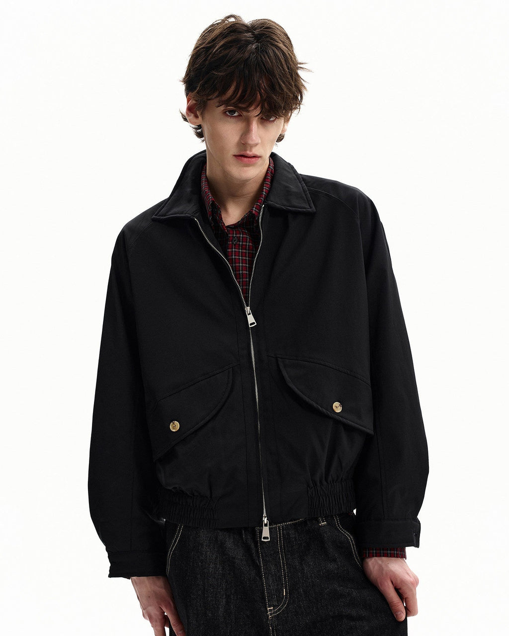 Giubbotto da uomo Minimal con Zip | Haven Loom, immagine 2