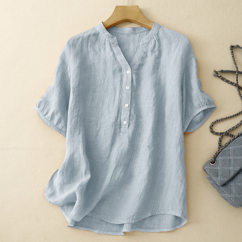 Camicia a maniche corte con bottoni, immagine 2