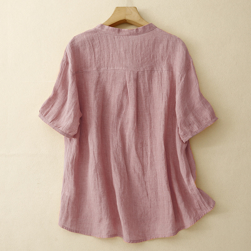 Camicia a maniche corte con bottoni, immagine 3