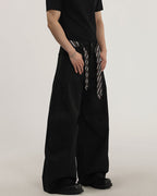 Pantaloni Larghi da uomo con Cintura in Tessuto | Haven Loom, immagine 7