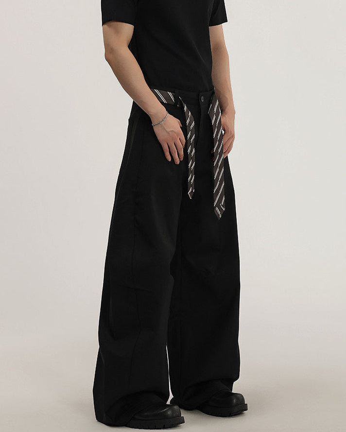 Pantaloni Larghi da uomo con Cintura in Tessuto | Haven Loom, immagine 7