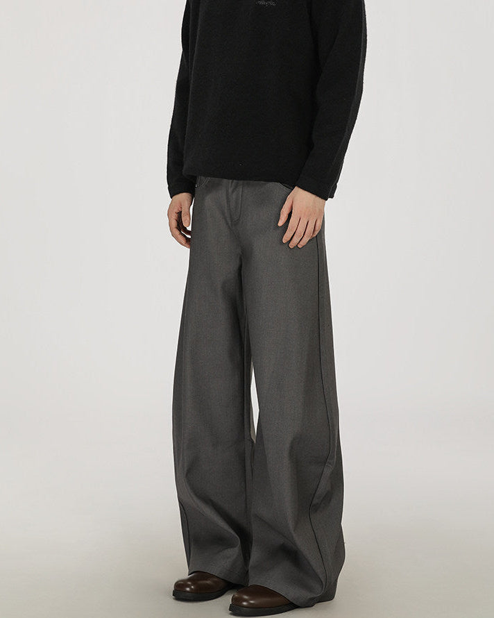 Pantaloni Larghi da uomo in Lana e Viscosa | Haven Loom, immagine 5