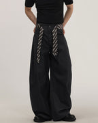 Pantaloni Larghi da uomo con Cintura in Tessuto | Haven Loom, immagine 8