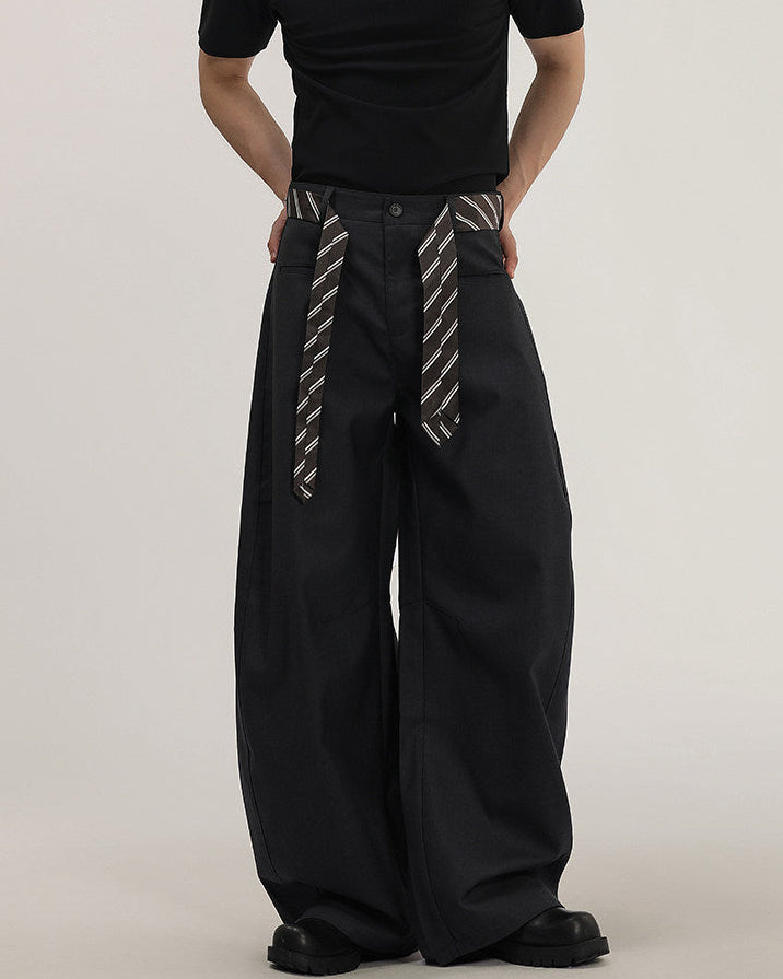 Pantaloni Larghi da uomo con Cintura in Tessuto | Haven Loom, immagine 8