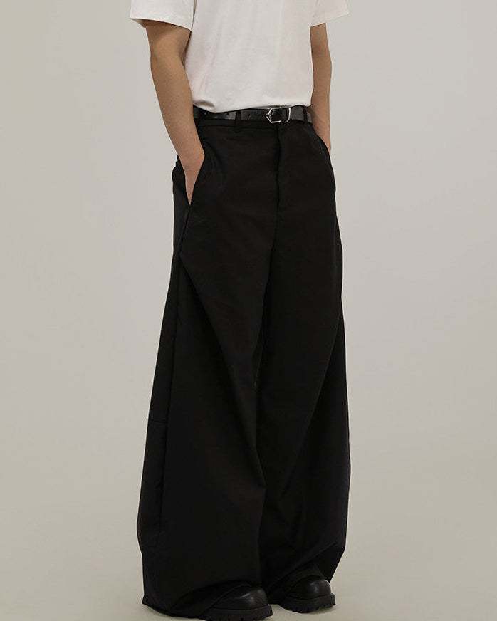 Pantaloni Larghi da uomo Sartoriali con Drappeggio | Haven Loom, immagine 2