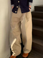 Pantaloni Larghi da uomo Vita Alta con Pinces in Lino | Haven Loom, immagine 5