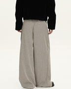 Pantaloni Larghi da uomo a Quadri in Lana | Haven Loom, immagine 3