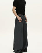 Jeans Larghi da uomo Washed in Cotone | Haven Loom, immagine 3
