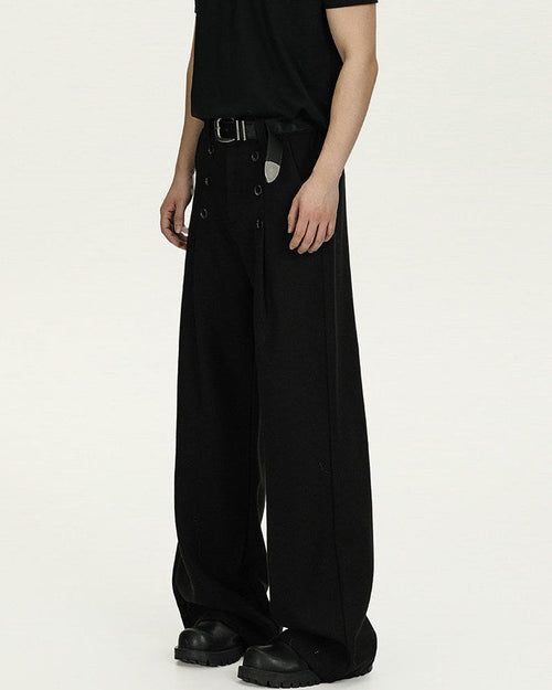 Pantaloni Larghi da uomo in Lana Vergine | Haven Loom, immagine 2