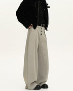 Pantaloni Larghi da uomo a Quadri in Lana | Haven Loom, immagine 2