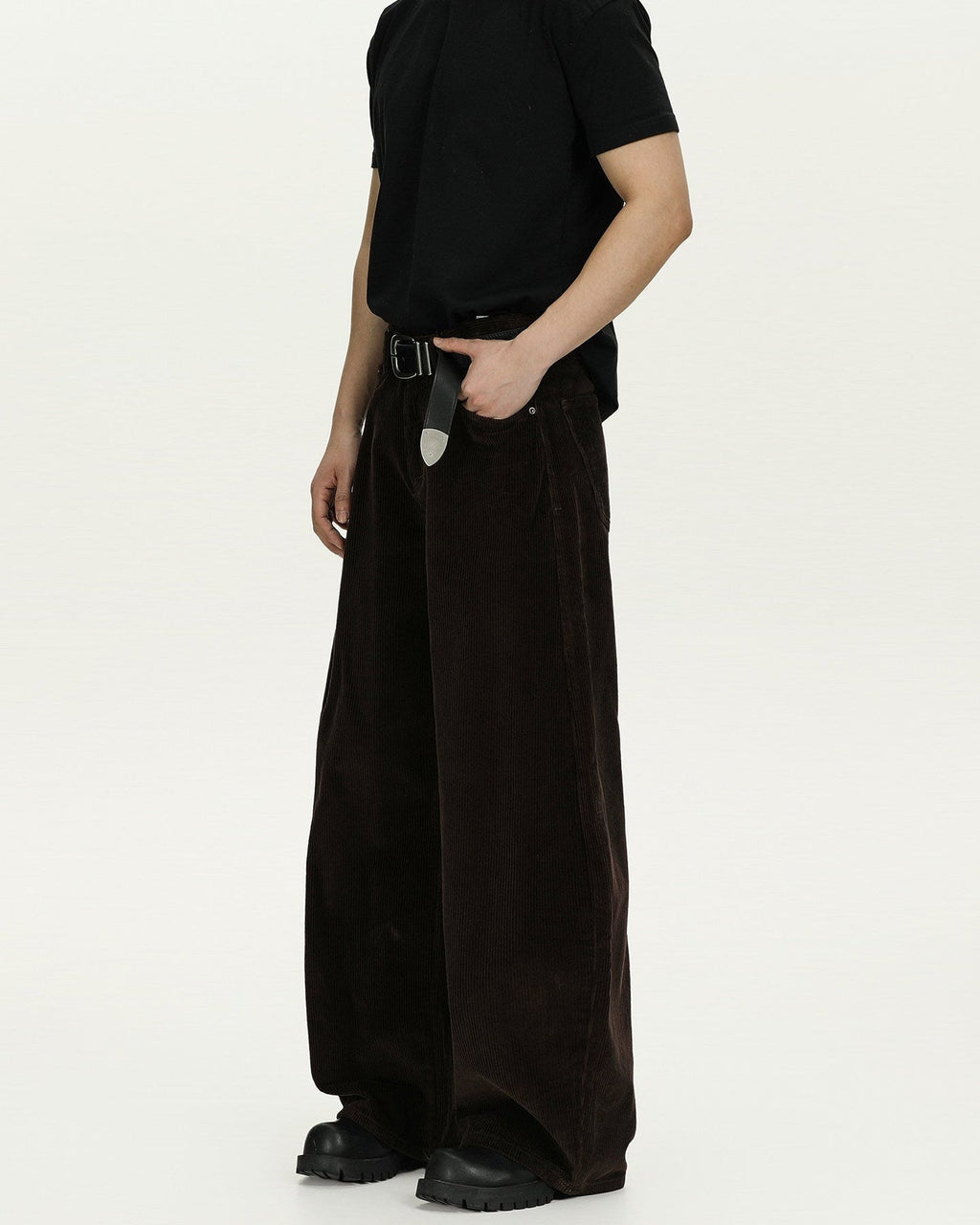 Pantaloni Larghi da uomo in Velluto a Coste | Haven Loom, immagine 3