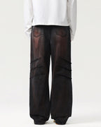 Jeans da uomo Dritti Effetto Consumato | Haven Loom, immagine 4