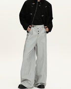 Jeans Larghi da uomo Washed in Cotone | Haven Loom, immagine 4