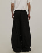 Pantaloni Larghi da uomo Sartoriali con Drappeggio | Haven Loom, immagine 3