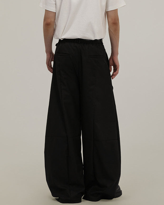 Pantaloni Larghi da uomo Sartoriali con Drappeggio | Haven Loom, immagine 3