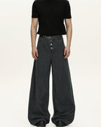 Jeans Larghi da uomo Washed in Cotone | Haven Loom, immagine 2