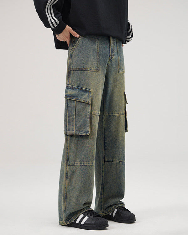 Jeans da uomo Cargo Effetto Vintage | Haven Loom, immagine 4