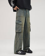 Jeans da uomo Cargo Effetto Vintage | Haven Loom, immagine 4